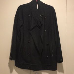 Free People Wool Military Jacket